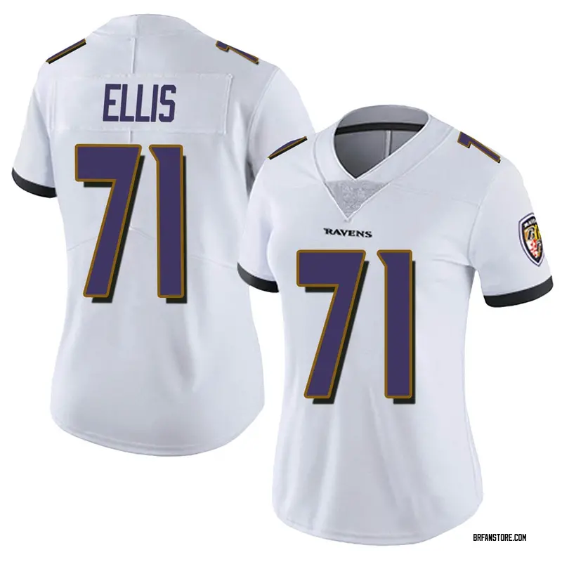 Women Oakland Raiders #78 Justin Ellis White Vapor Untouchable Color Rush  Limited Jersey